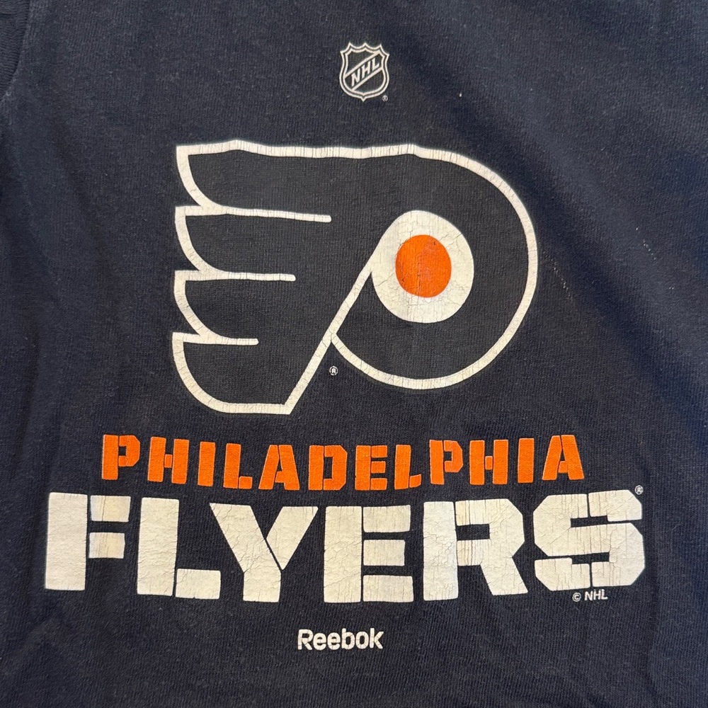 Reebok Kids Black Philadelphia Flyers Tee 2t - Picture 3 of 4